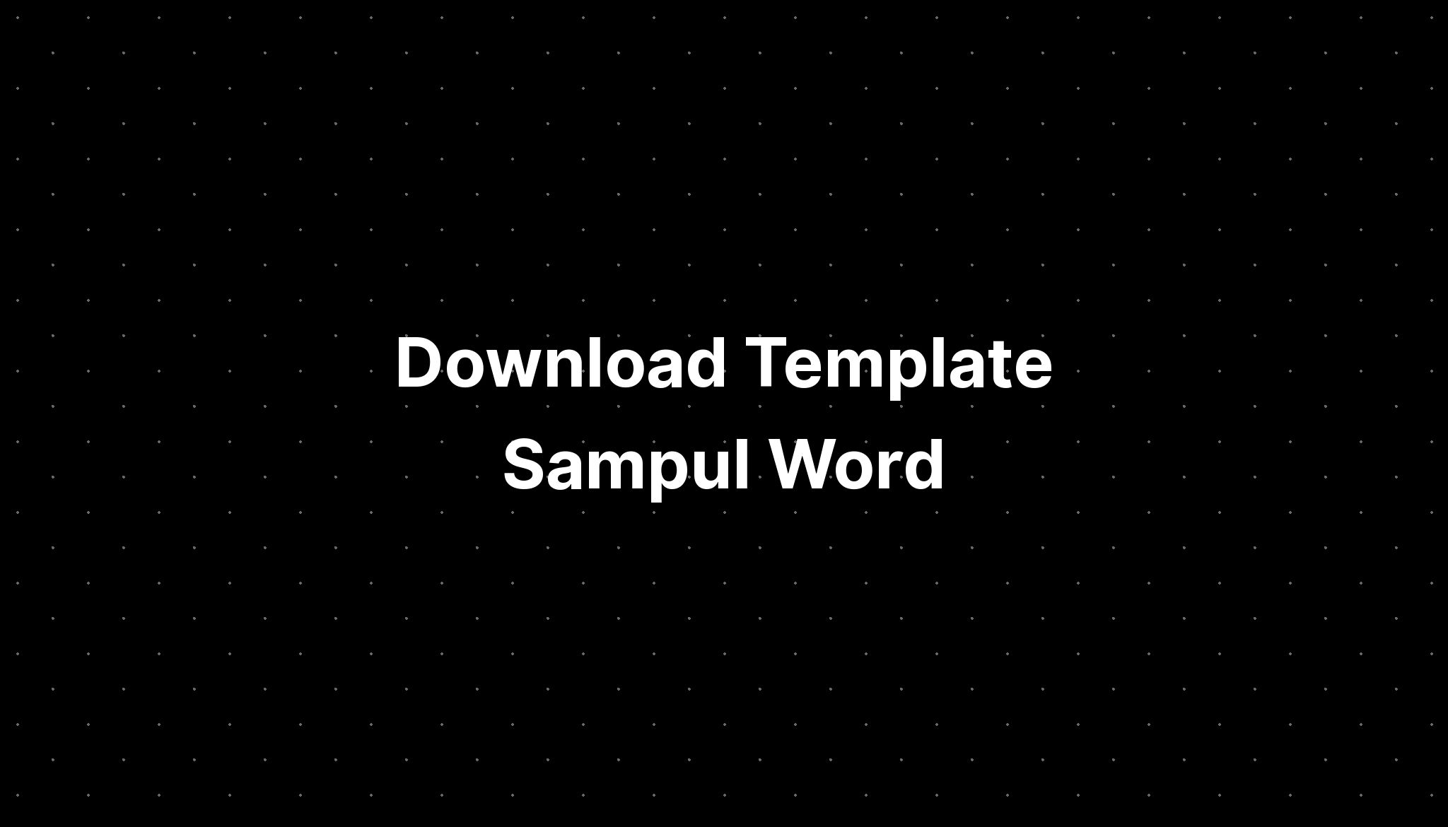 Download Template Sampul Word - IMAGESEE